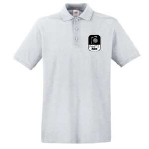 footie:VSG - F.O.L. Premium Piqué Polo (GREY / BLACK / NAVY)